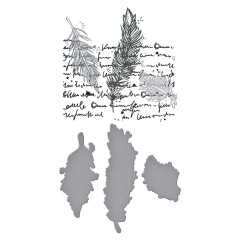 BetterPress Plate & Die Set - Feather Dream