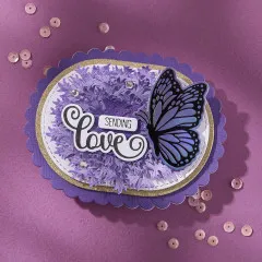 BetterPress Plate & Die Set - Wildflowers - Butterfly Silhouettes Registration