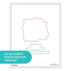 BetterPress - Registration Press & Foil Plate - Block Print Zodiacs - Pisces