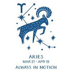 BetterPress - Registration Press & Foil Plate - Block Print Zodiacs - Aries