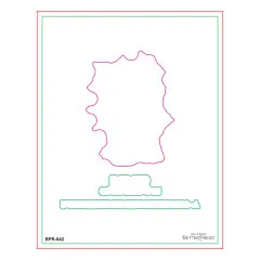 BetterPress - Registration Press & Foil Plate - Block Print Zodiacs - Gemini