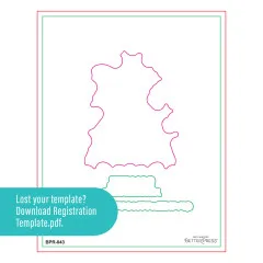 BetterPress - Registration Press & Foil Plate - Block Print Zodiacs - Cancer