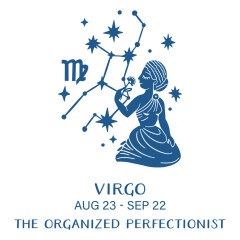 BetterPress - Registration Press & Foil Plate - Block Print Zodiacs - Virgo