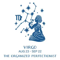 BetterPress - Registration Press & Foil Plate - Block Print Zodiacs - Virgo