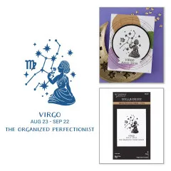 BetterPress - Registration Press & Foil Plate - Block Print Zodiacs - Virgo