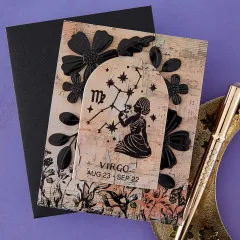 BetterPress - Registration Press & Foil Plate - Block Print Zodiacs - Virgo