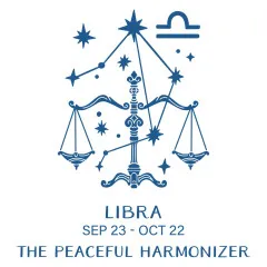 BetterPress - Registration Press & Foil Plate - Block Print Zodiacs - Libra