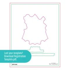 BetterPress - Registration Press & Foil Plate - Block Print Zodiacs - Libra