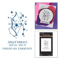 BetterPress - Registration Press & Foil Plate - Block Print Zodiacs - Sagittarius