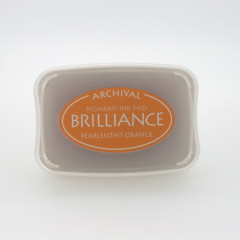 Brilliance Pigment Ink Pad - Pearlescent Orange