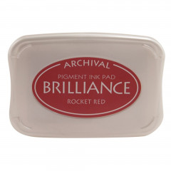 Brilliance Pigment Ink Pad - Rocket Red