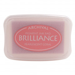 Brilliance Pigment Ink Pad - Pearlescent Coral