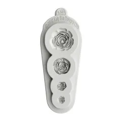 Katy Sue Designs - Silicone Mould - 4 in 1 Roses