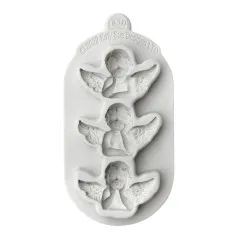 Katy Sue Designs - Silicone Mould - Cherub Trio