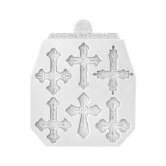 Katy Sue Designs - Silicone Mould - Decorative Crosses