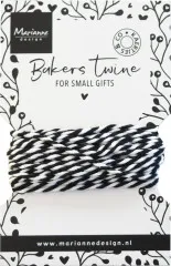 Marianne Design - Bakers Twine - Black/White