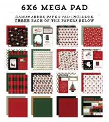 A Wonderful Christmas - 6x6 Cardmakers Mega Paper Pad