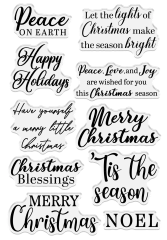 Clear Stamps - Christmas by Candlelight - Christmas Blessings
