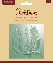 3D Embossing Folder - Christmas by Candlelight - By Candlelight