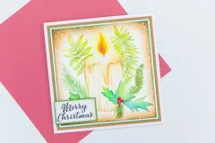 3D Embossing Folder - Christmas by Candlelight - By Candlelight