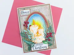 Christmas by Candlelight - A4 Luxury Linen Cardstock