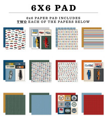 Cars - 6x6 Paper Pad