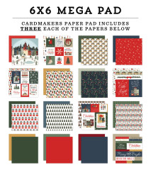 Christmas In The - 6x6 Cardmakers Mega Paper Pad