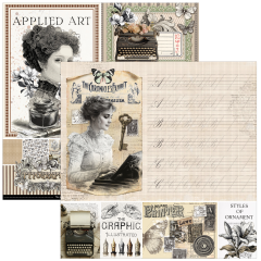 Typographic - 8x8 Paper Pad