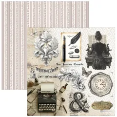 Typographic - 8x8 Paper Pad