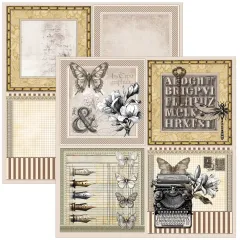 Typographic - 8x8 Paper Pad