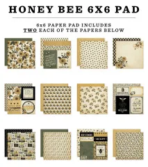 Honey Bee - 6x6 Paper Pad
