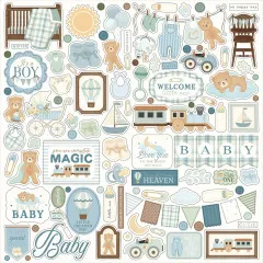 Little Lullabies Baby Boy - 12x12 Collection Kit
