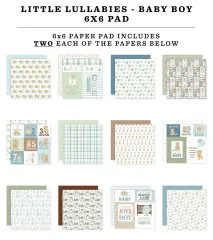 Little Lullabies Baby Boy - 6x6 Paper Pad