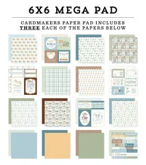 Little Lullabies Baby Boy - 6x6 Cardmakers Mega Pad