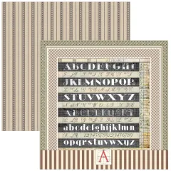 Typographic - 12x12 Paper Pad