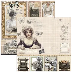 Typographic - 12x12 Paper Pad