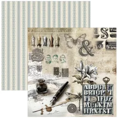 Typographic - 12x12 Paper Pad