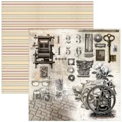 Typographic - 12x12 Paper Pad