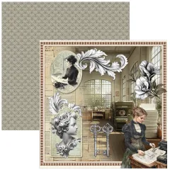 Typographic - 12x12 Paper Pad