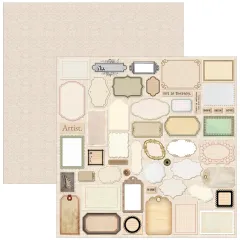 Typographic - 12x12 Paper Pad