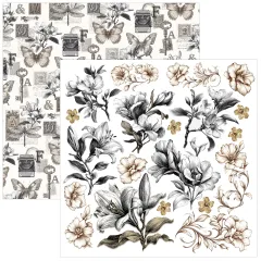 Typographic - 6x6 Fussy Cut Pad