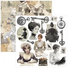 Typographic - 6x6 Fussy Cut Pad