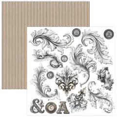 Typographic - 6x6 Fussy Cut Pad