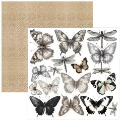 Typographic - 6x6 Fussy Cut Pad