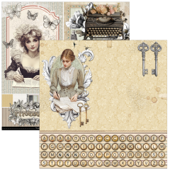 Typographic - 12x12 Patterns Pad