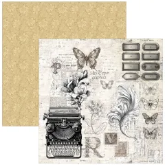 Typographic - 12x12 Patterns Pad