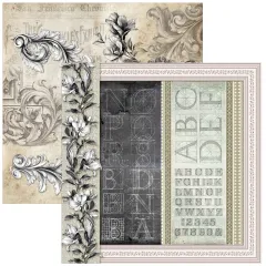 Typographic - 12x12 Patterns Pad