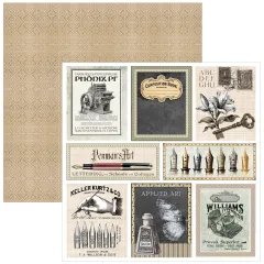 Typographic - 12x12 Patterns Pad