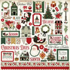 A Vintage Christmas - 12x12 Collection Kit