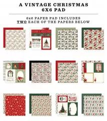 A Vintage Christmas - 6x6 Paper Pad